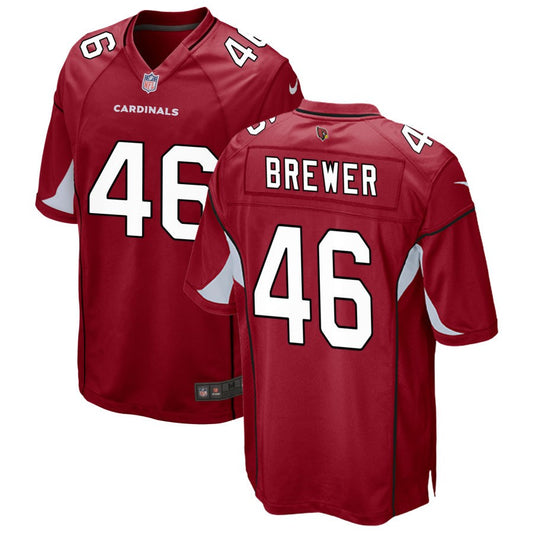 Aaron Brewer Arizona Cardinals Nike Game Jersey - Cardinal